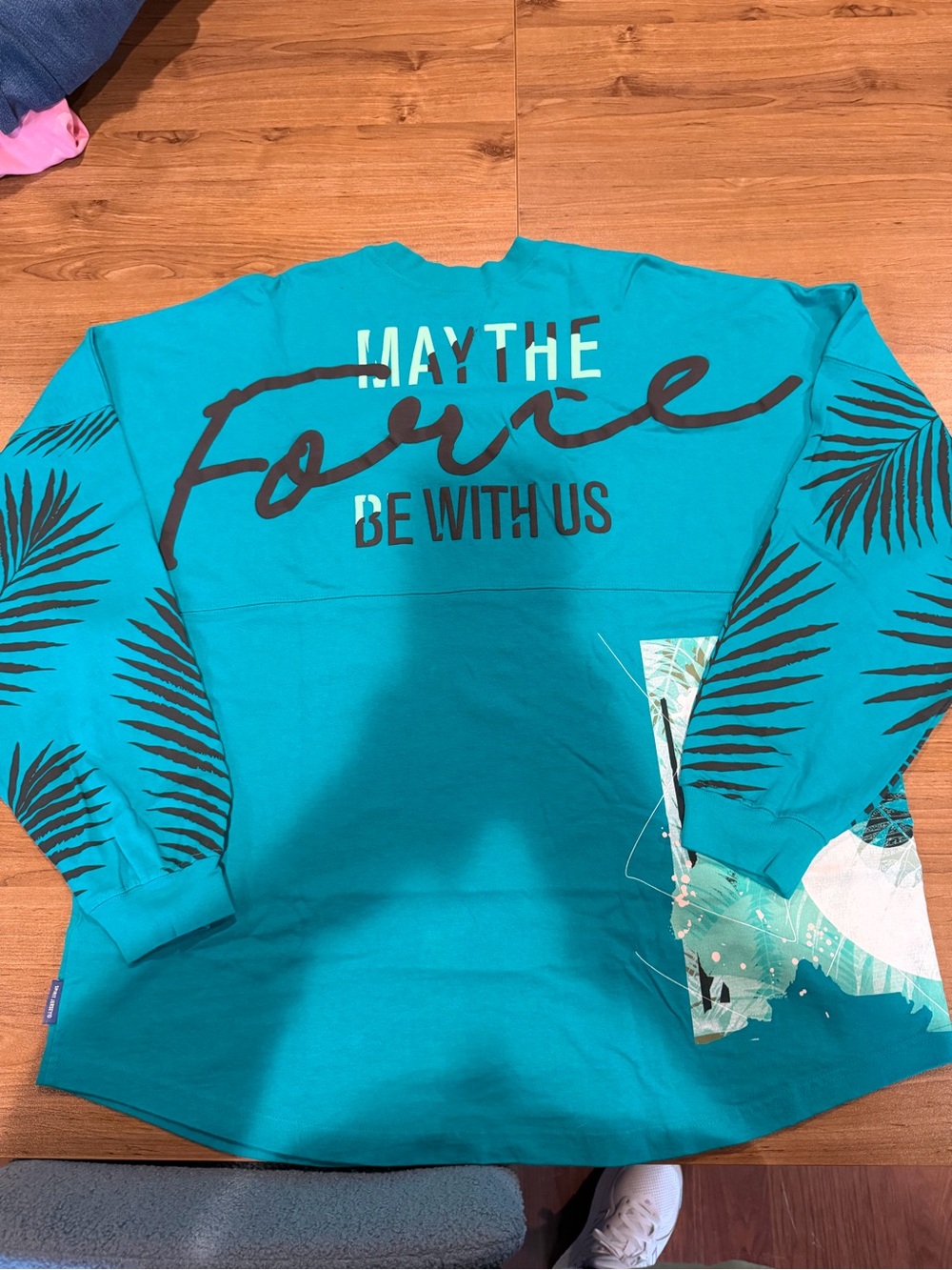 Star Wars - May The Force Spirit Jersey Teal - XXL